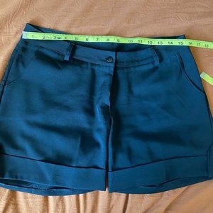 Black Casual Nylon Shorts